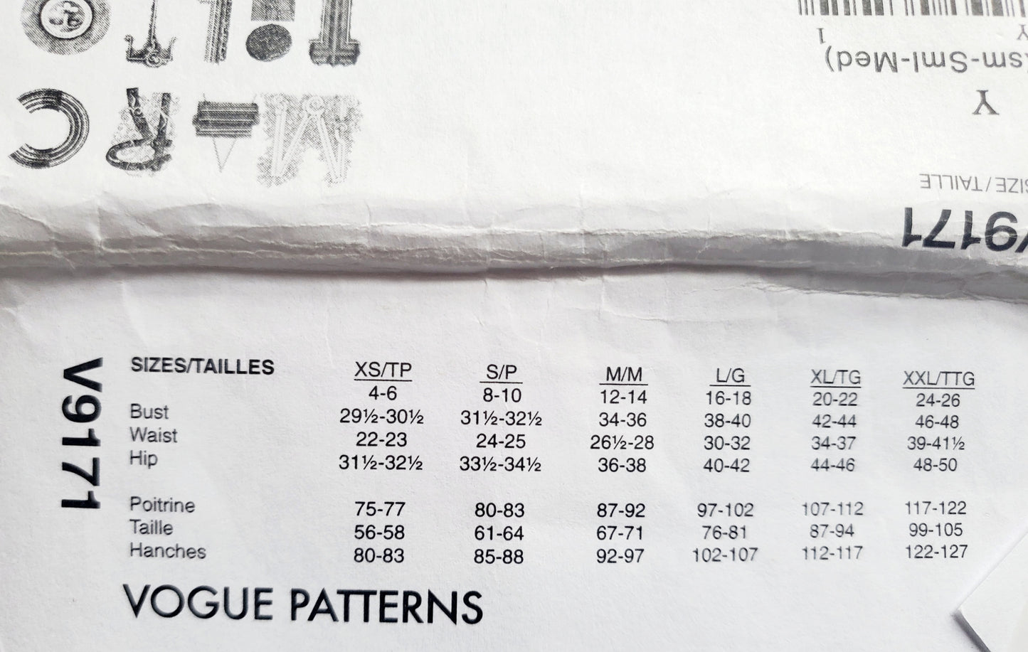 VOGUE Sewing Pattern V9171, Tunics, Marcy Tilton, Designer Original, Size 4-14