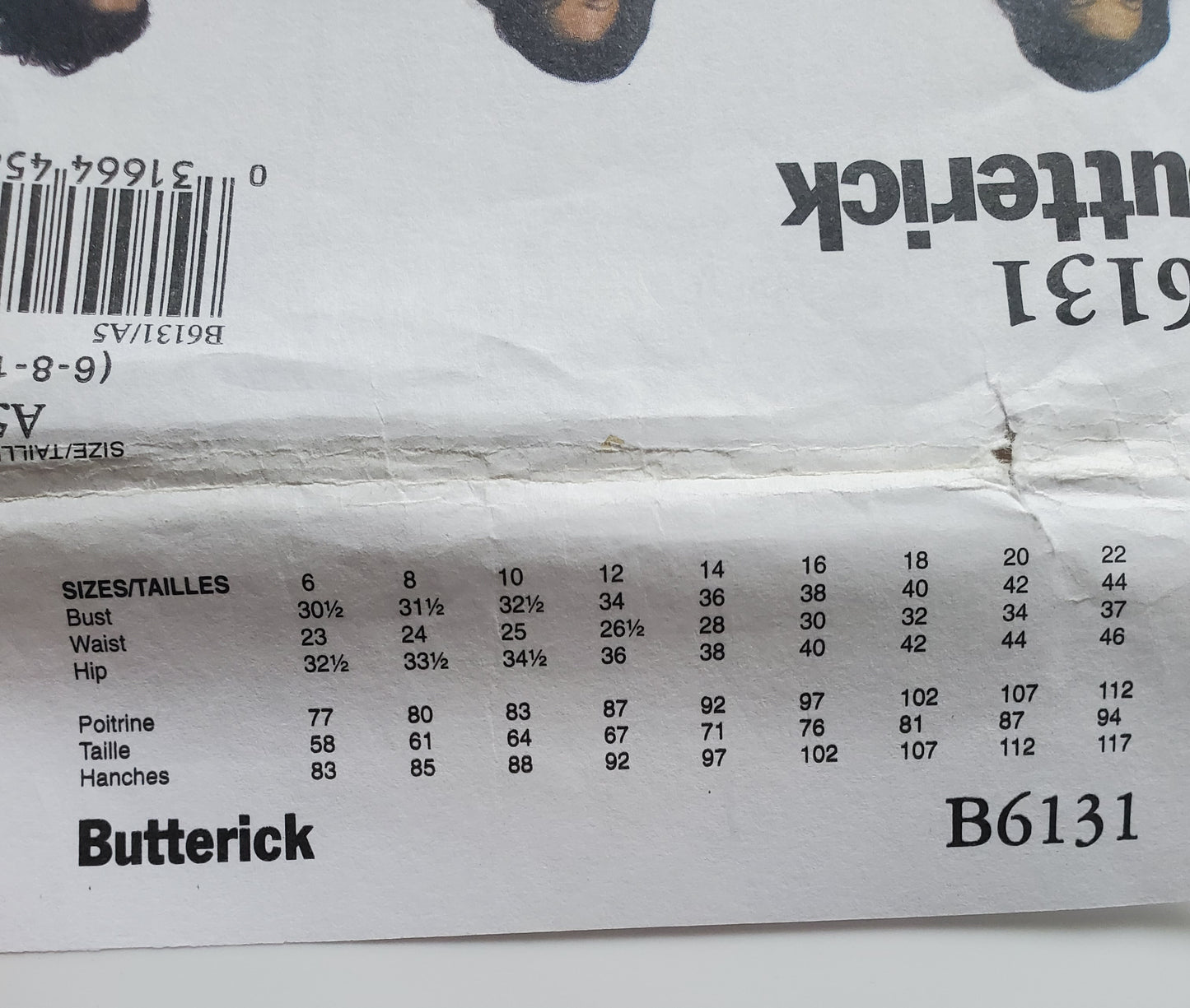 BUTTERICK Sewing Pattern B6131, Dress, Sash, Boned Bodice, Princess Seams, Vent, Size 6-14