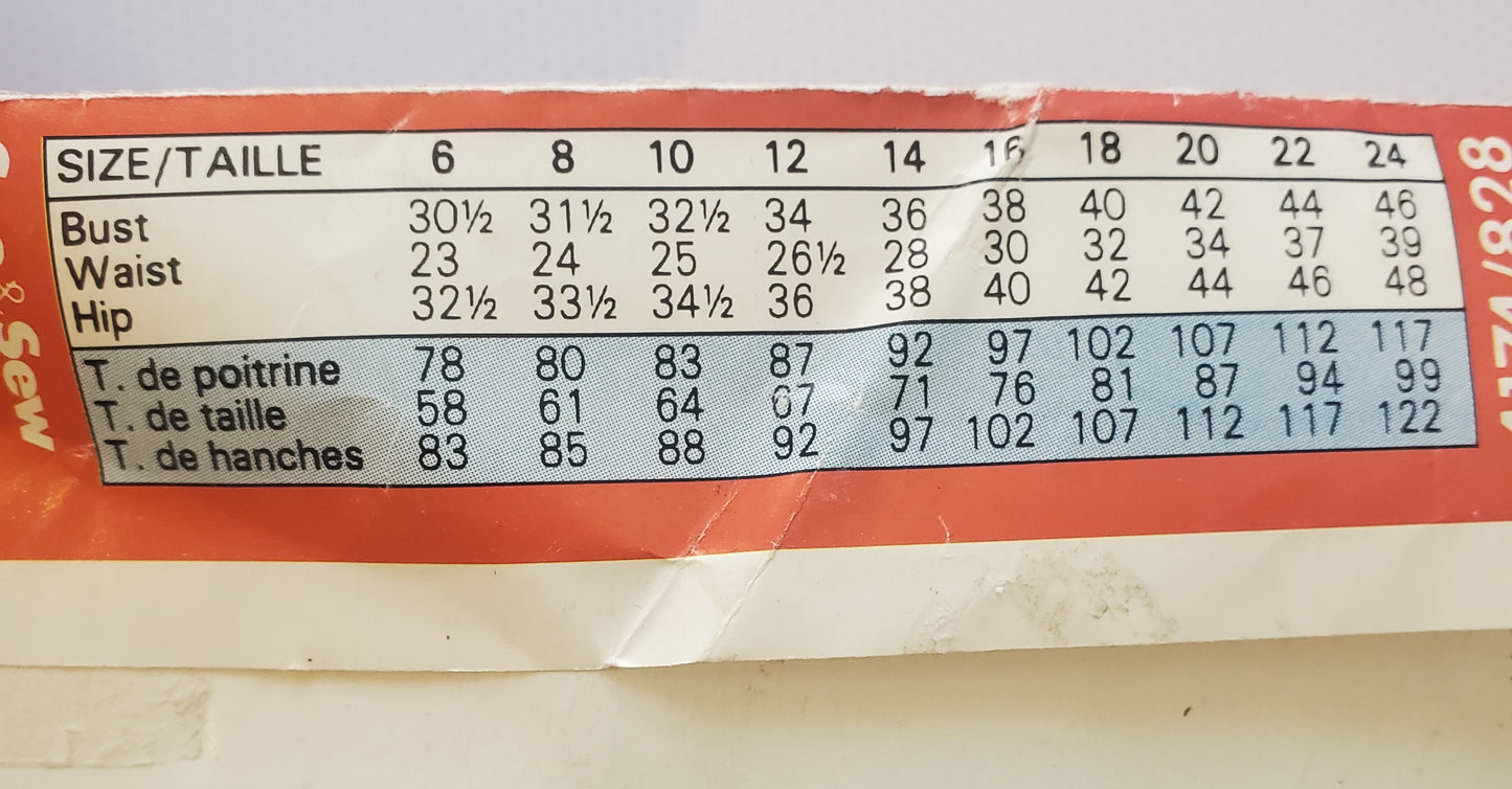 BUTTERICK, SEE & SEW, Sewing Pattern 4174, Jacket, Skirt, Double Breasted Jacket, Outfit, Size 12-16