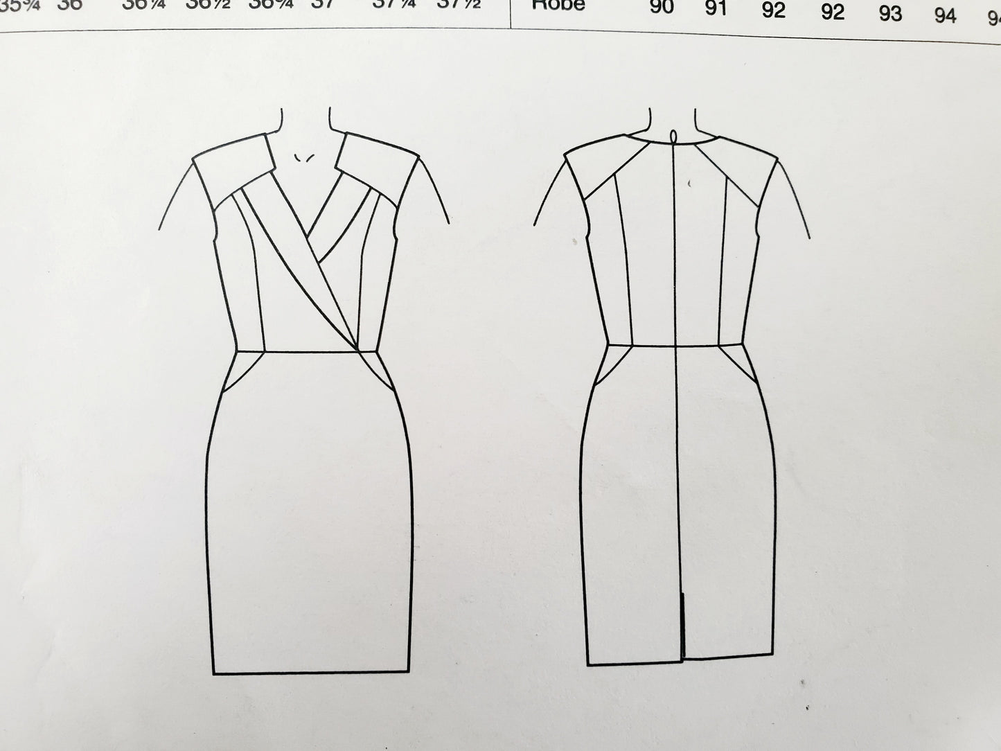 VOGUE PATTERNS, Sewing Pattern V1420, ANNE KLEIN, AMERICAN DESIGNER, Dress, Size 14-22