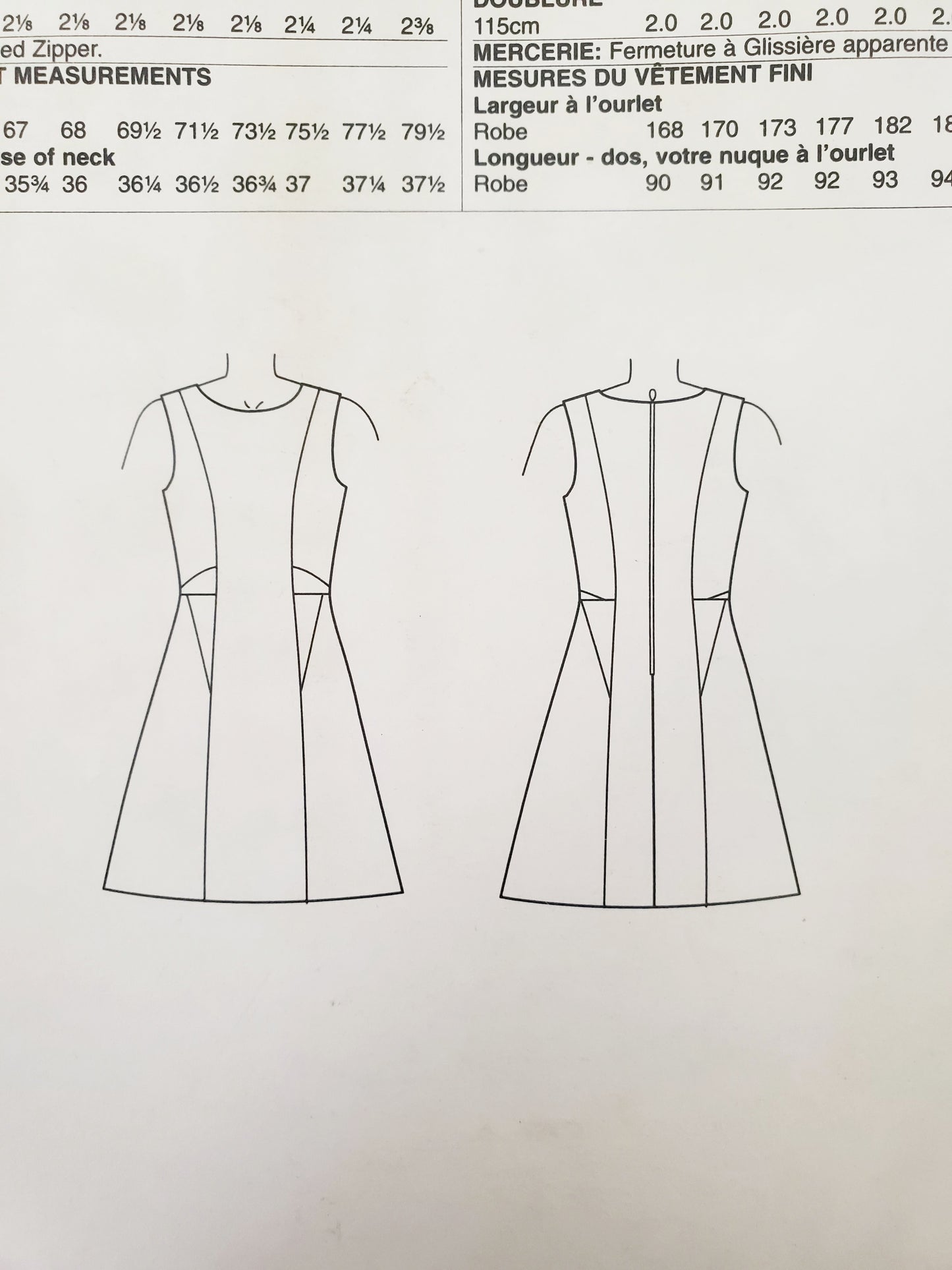 VOGUE PATTERNS, Sewing Pattern V1421, DKNY, DONNA KARAN, NEW YORK, AMERICAN DESIGNER, Dress, Dress with Seam Detail, Size 6-14