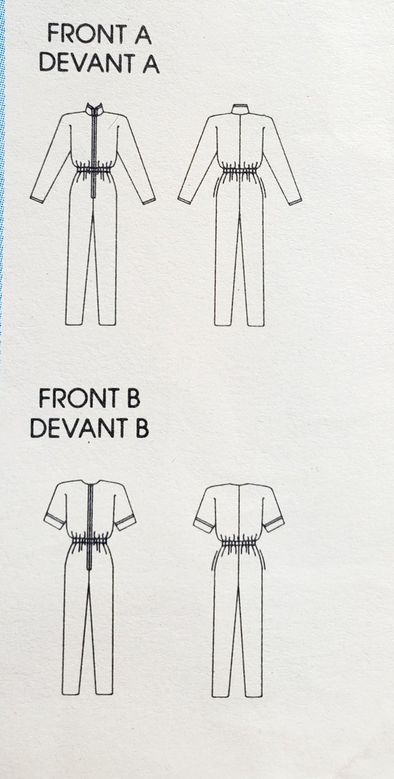 VERY EASY VERY VOGUE Sewing Pattern 7136 Jumpsuit with Straight Legs, Size 20-24