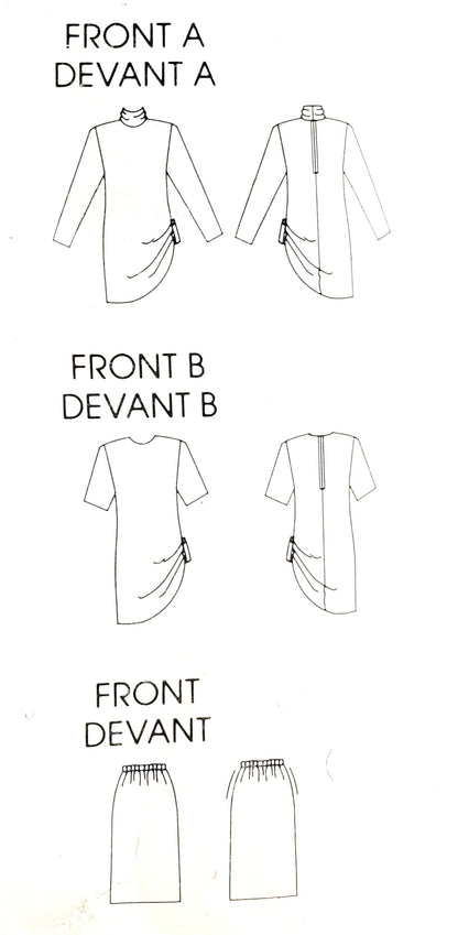 VERY EASY VERY VOGUE Sewing Pattern 7062 Tunic & Skirt, Size 20-24