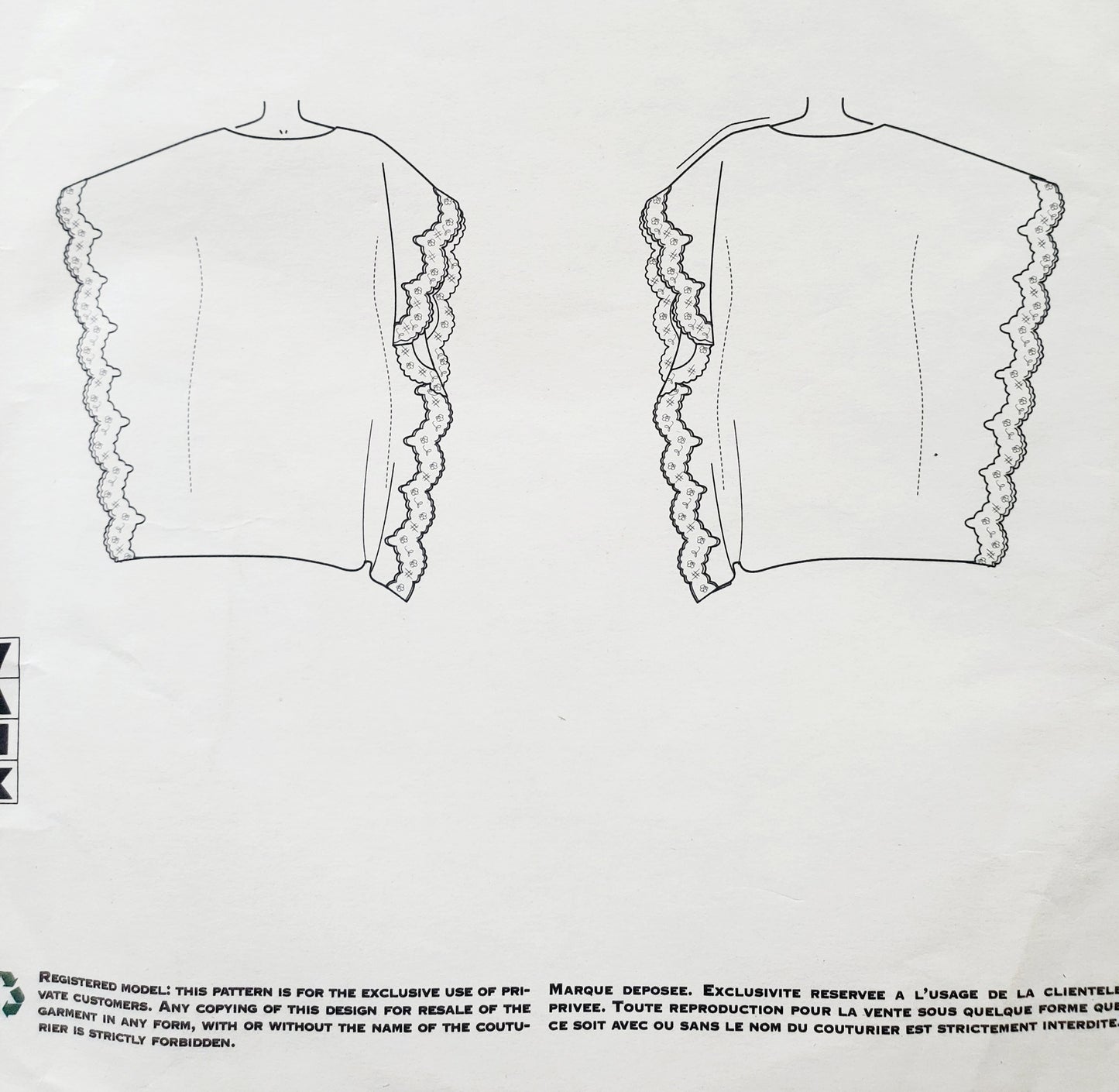 VOGUE PATTERNS, Sewing Pattern 9756, LORCAN MULLANY FOR BELLVILLE SASSOON, DESIGNER ORIGINAL, Dress, Dress with Trim, Size 14-22
