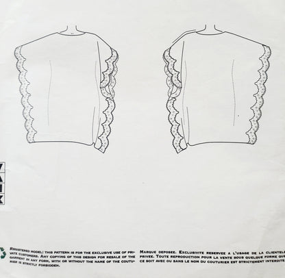 VOGUE PATTERNS, Sewing Pattern 9756, LORCAN MULLANY FOR BELLVILLE SASSOON, DESIGNER ORIGINAL, Dress, Dress with Trim, Size 14-22