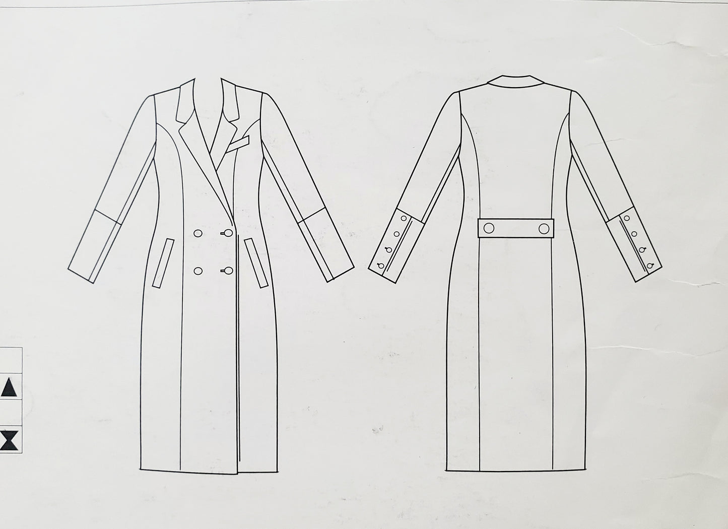 VOGUE PATTERNS, Sewing Pattern V1562, LIALIA BY JULIA ALARCON, DESIGNER ORIGINAL, Coat, Fitted Coat, Lined Coat, Size 6-14