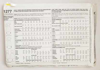 SIMPLICITY Sewing Pattern 1277 Dress with Hidden Pockets and Side Insets/ Amazing Fit Collection SIZE 10-18