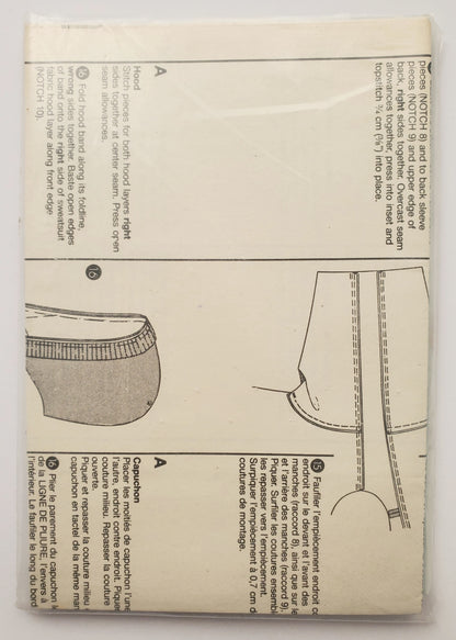 BURDA, Sewing Pattern 4466, Sweatshirts, Weatherproof Jackets, Kids, Junior, Teen Size 8-16