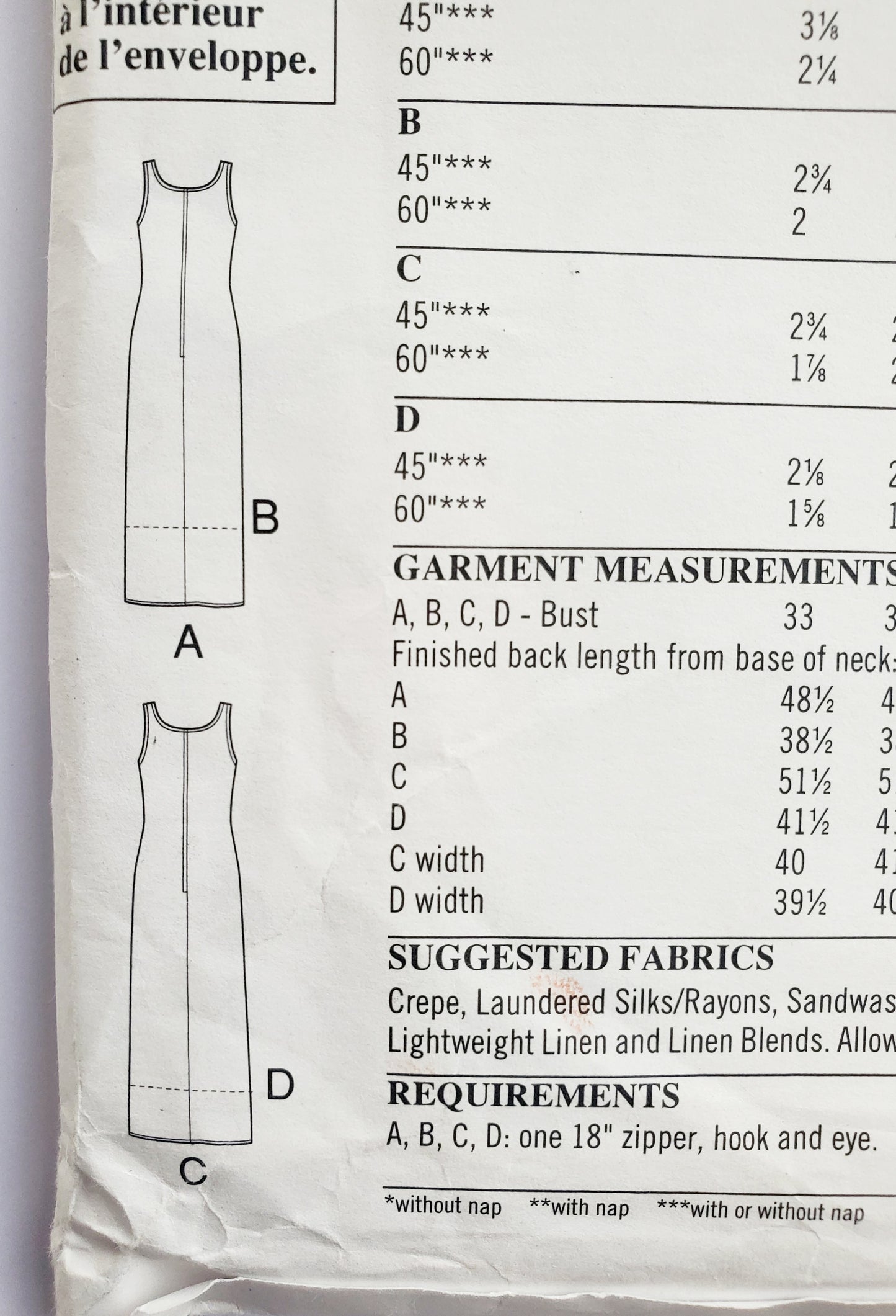 NEW LOOK Sewing Pattern 6965 Dress with Slits or Cascading Ruffles Size 6-16