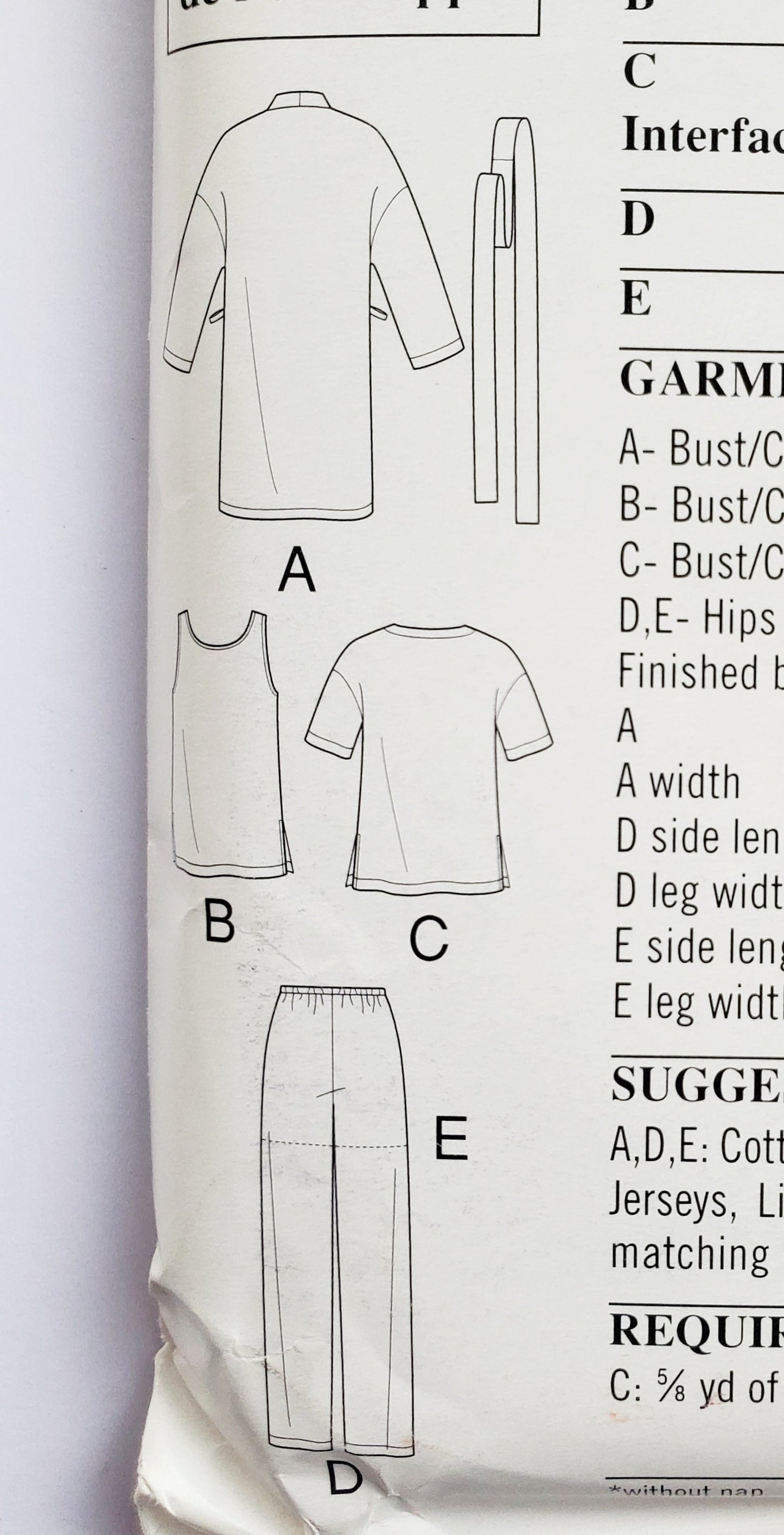 NEW LOOK Sewing Pattern 6928 Unisex Sleepwear, Robe, Pajama Sets Size XS-XL
