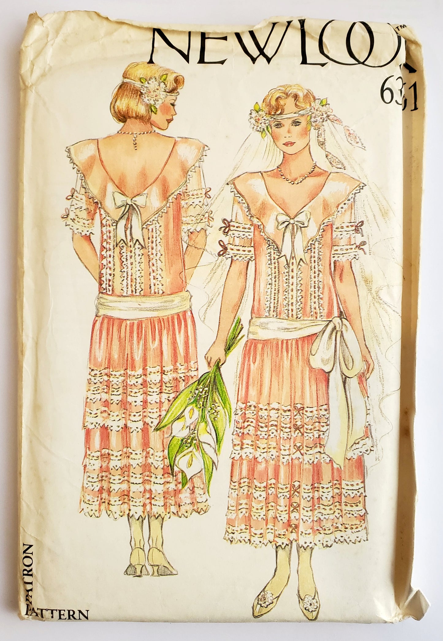 NEW LOOK Sewing Pattern 6361 Flapper, Old Fashioned Dress, Vintage Dress Size 8-18