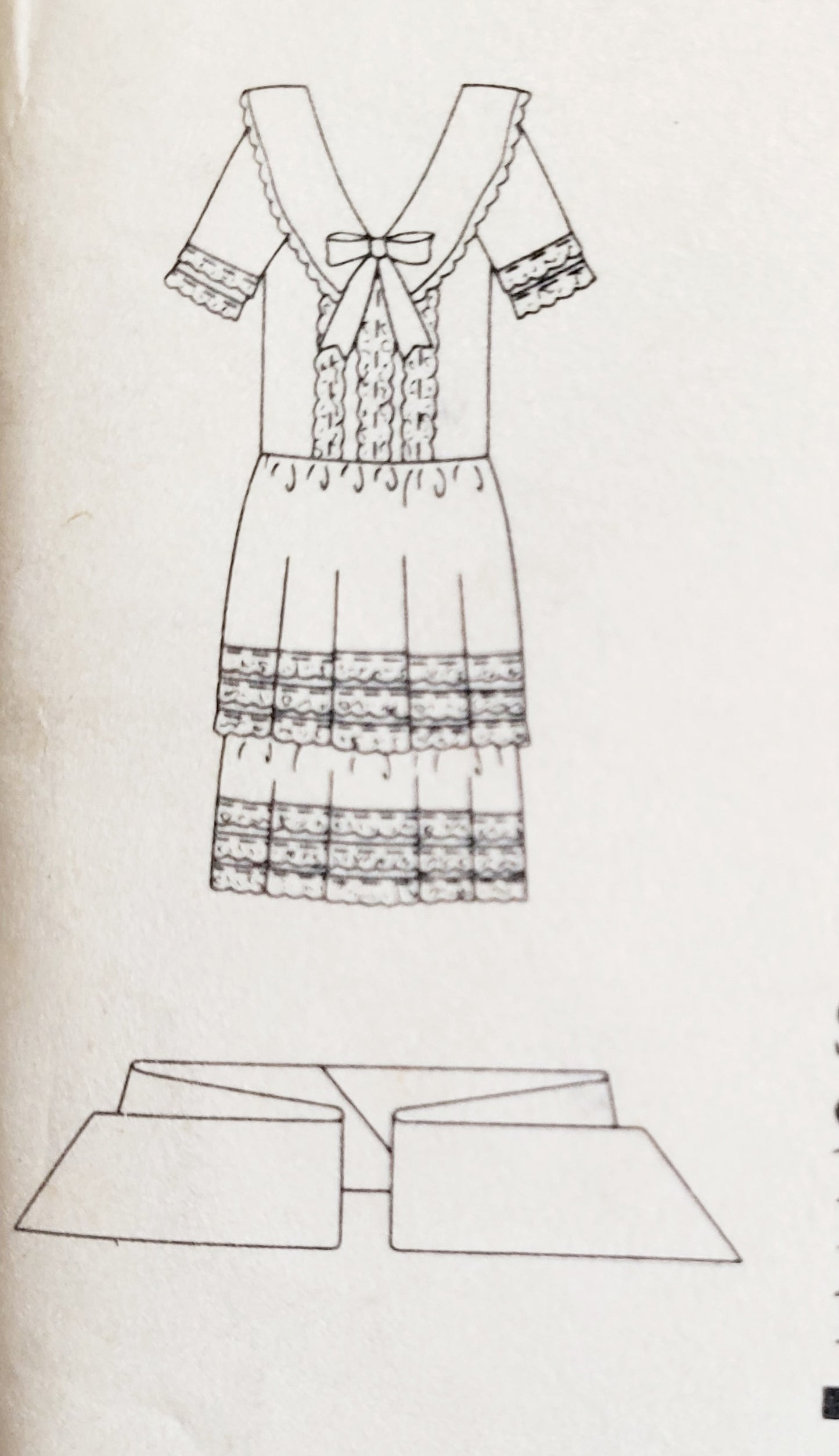 NEW LOOK Sewing Pattern 6361 Flapper, Old Fashioned Dress, Vintage Dress Size 8-18