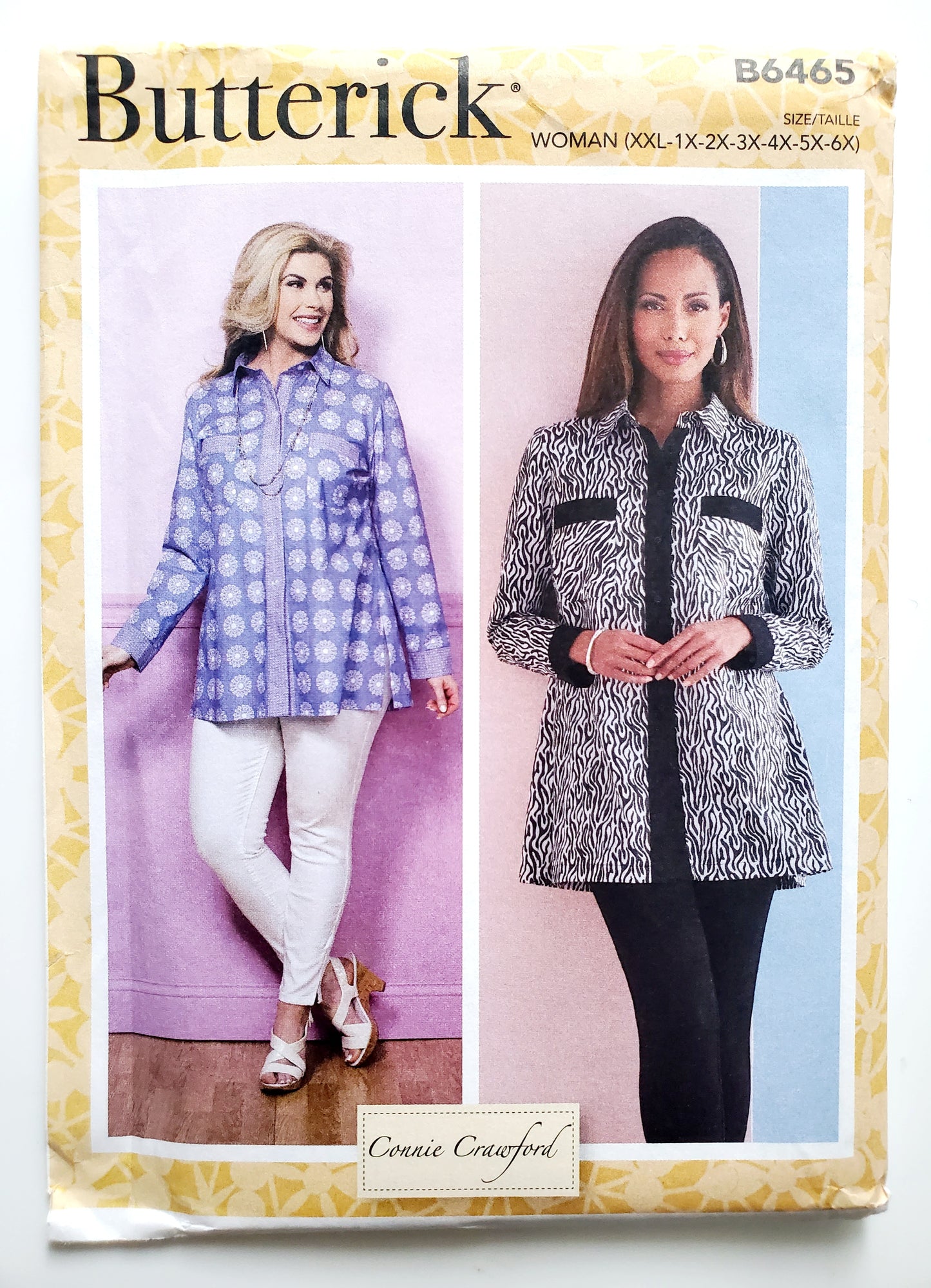 BUTTERICK Sewing Pattern B6465, Shirt, Size 18-44