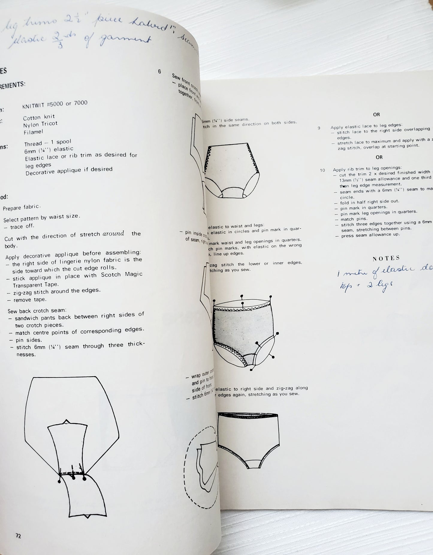 KNIT WIT How to Sew with Knit and Stretch Fabrics, Sewing Book, By Vera Randall, 3rd Edition