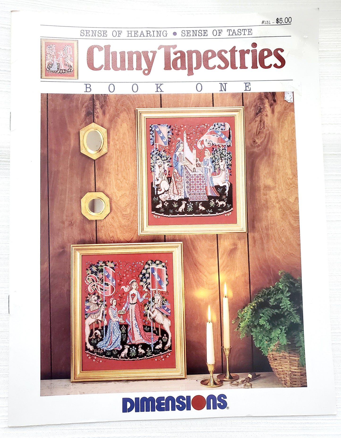 Cluny Tapestries, Cross Stitch Booklet, By Dimensions, Book One, 80's