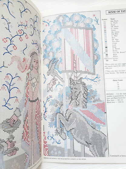Cluny Tapestries, Cross Stitch Booklet, By Dimensions, Book One, 80's