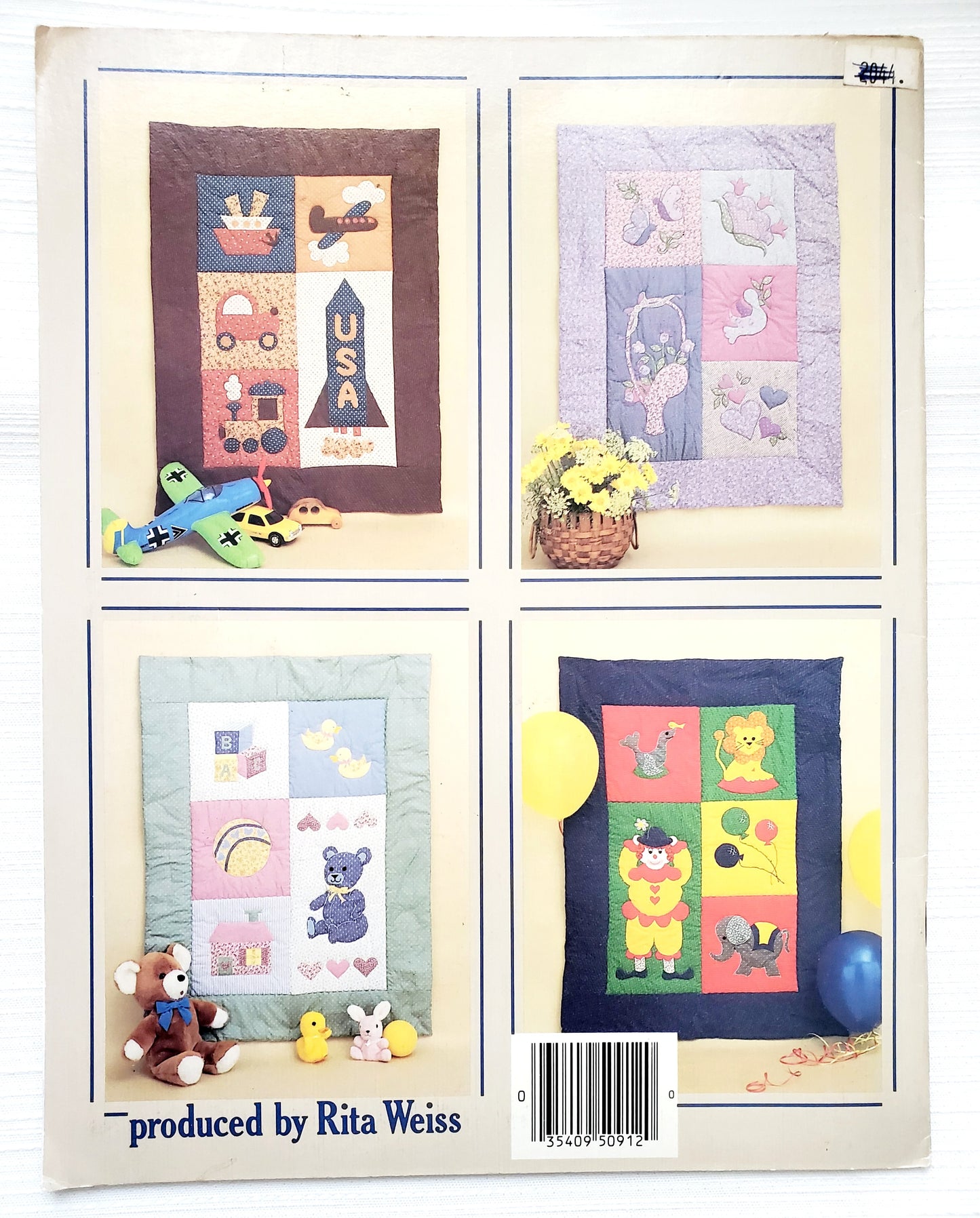 Kids Quilts, By Sandra Sigal, Easy Machine Applique, American School of Needlework, 4108