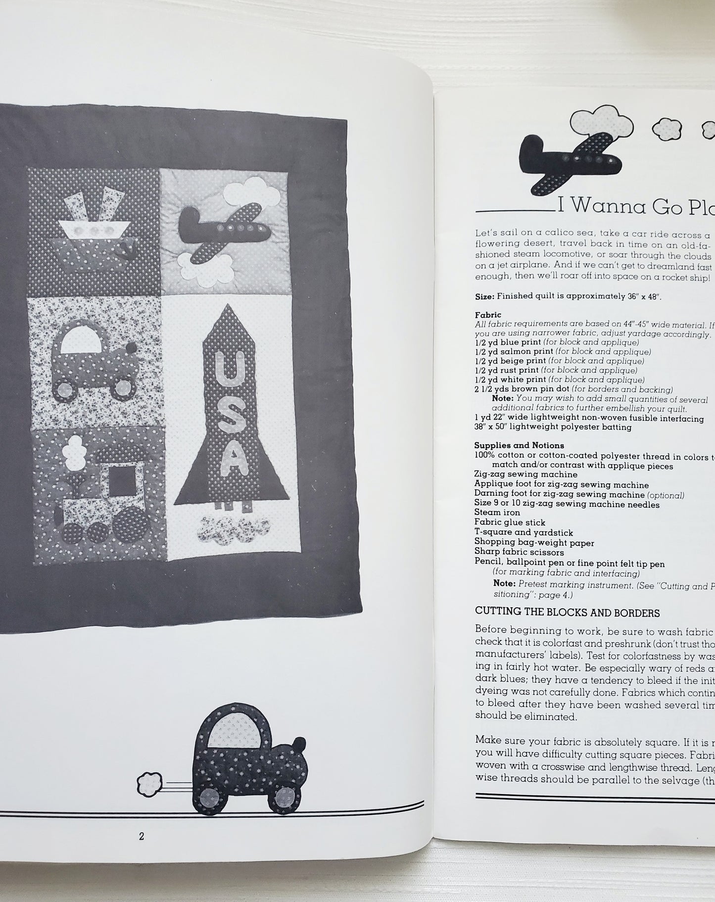 Kids Quilts, By Sandra Sigal, Easy Machine Applique, American School of Needlework, 4108