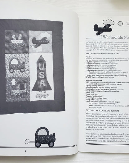 Kids Quilts, By Sandra Sigal, Easy Machine Applique, American School of Needlework, 4108