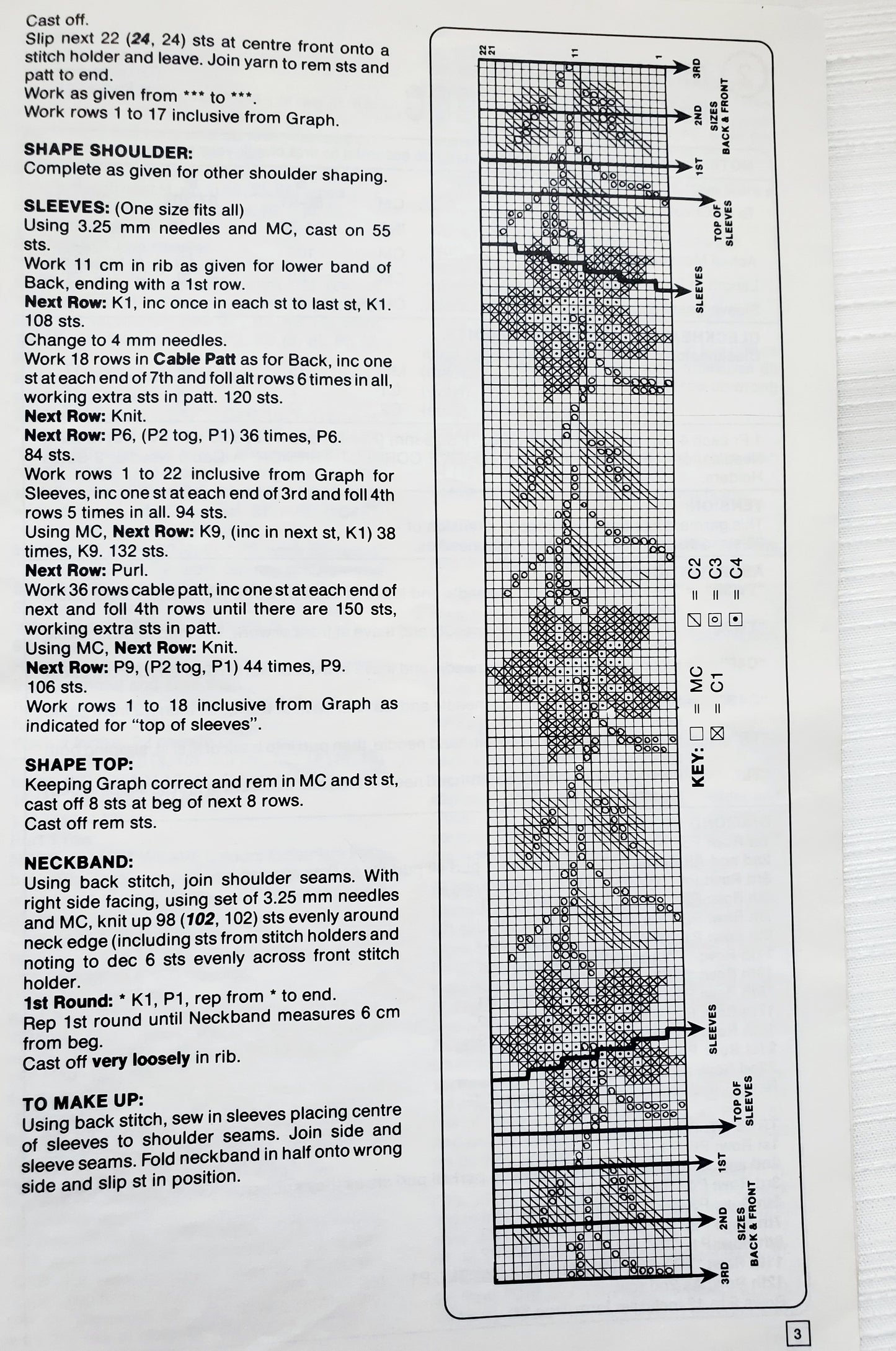 Knitting Booklet by Cleckheaton. Aran / Fair Isle Knits in 8 PLY Machine wash, Book No. 407