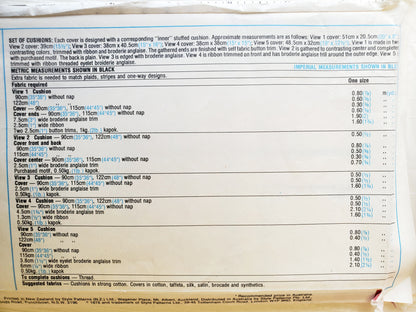 STYLE Sewing Pattern 2393, Scatter Cushions, Cushions, Craft, Cushions with Trim