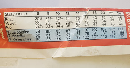 BUTTERICK, SEE & SEW, Sewing Pattern 4174, Jacket, Skirt, Double Breasted Jacket, Outfit, Size 12-16