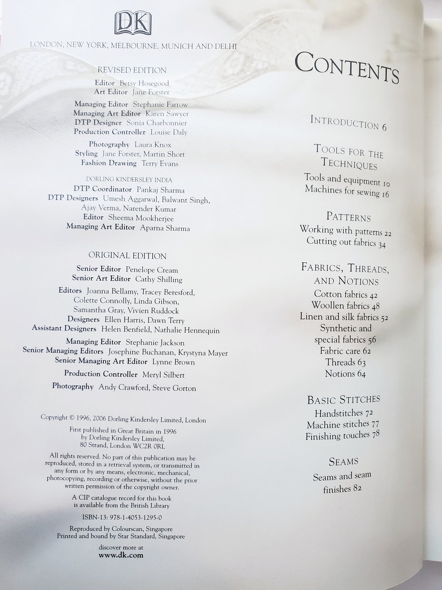 The Complete Book of Sewing; A Practical Step-By -Step Guide to Every Technique - Medium Book