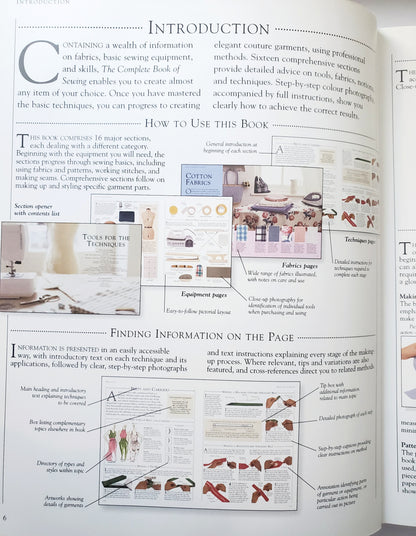 The Complete Book of Sewing; A Practical Step-By -Step Guide to Every Technique - Medium Book