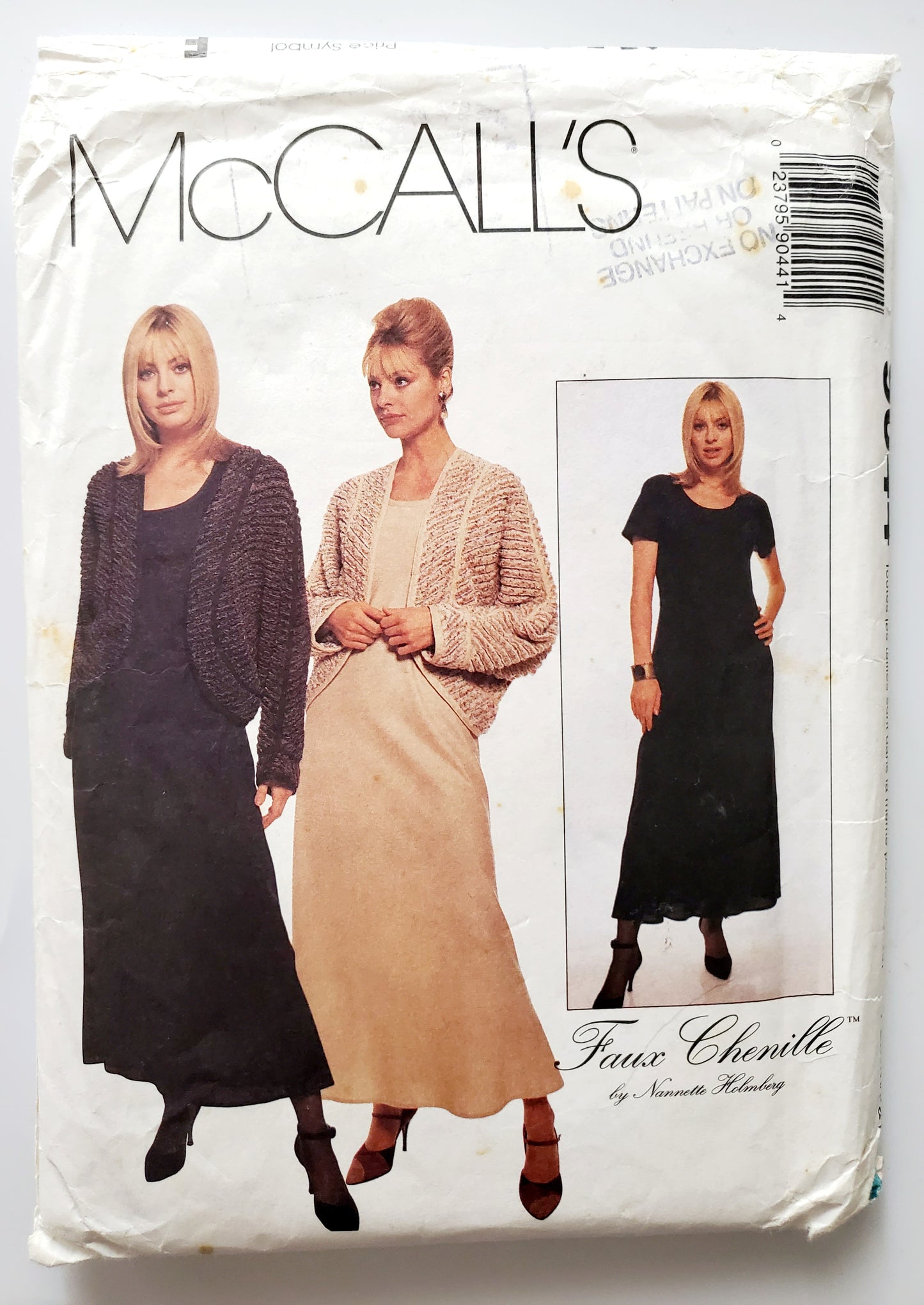 MCCALLS Sewing Pattern 9044, Faux Chenille, Jacket, Dress, Size 6-24