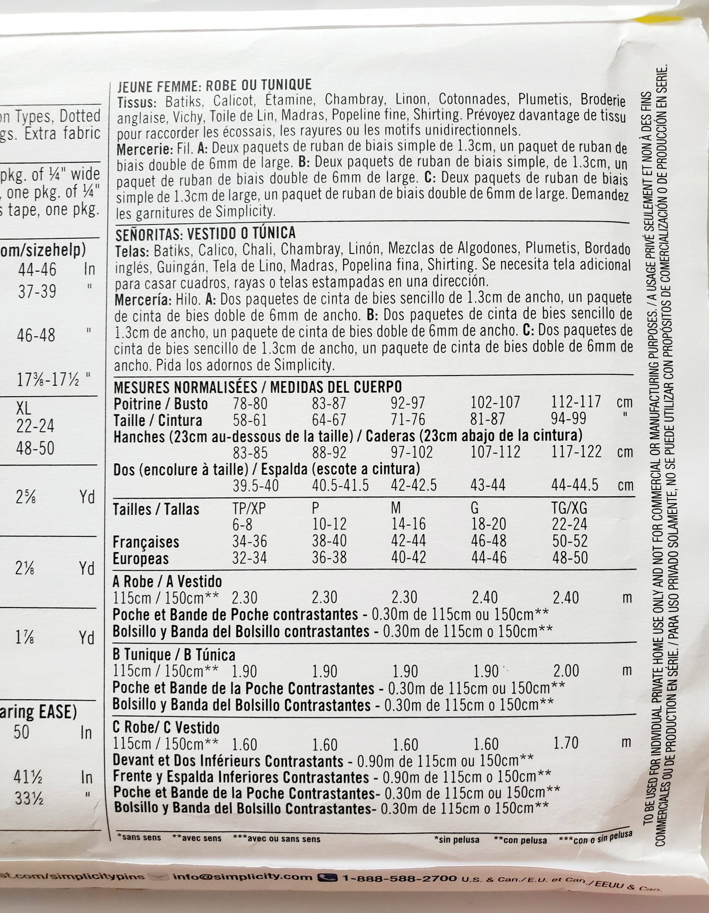 SIMPLICITY Sewing Pattern, 1080, Dress, Tunic, Pockets, Dottie Angel, Size 6-24