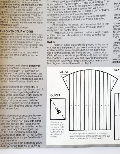 The Original Log Cabin Jacket & Vest Book- Barbara B Doriss, Quilting Book