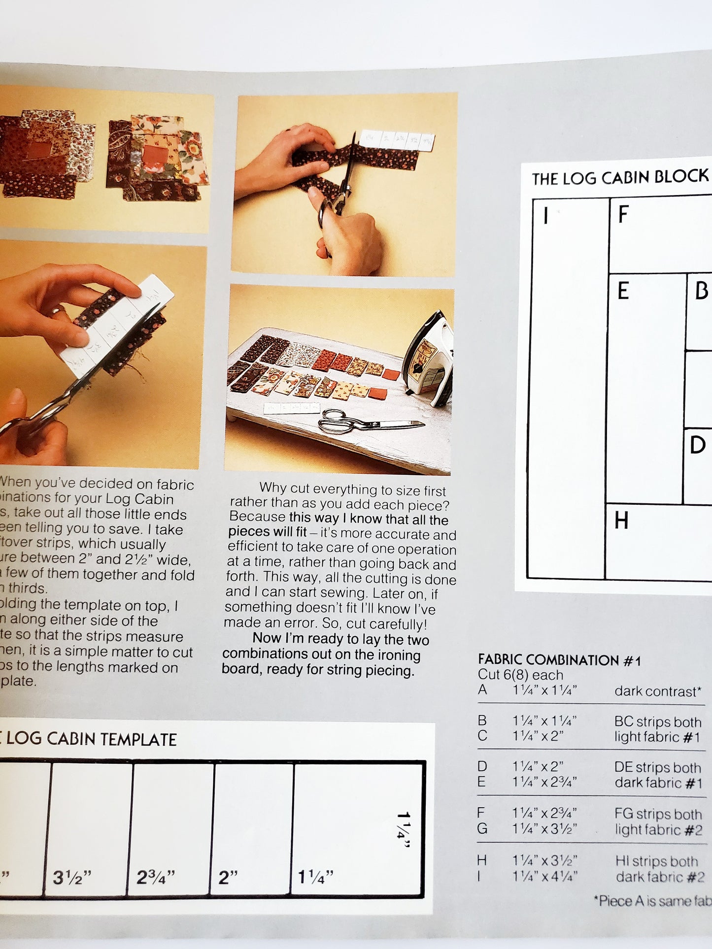The Original Log Cabin Jacket & Vest Book- Barbara B Doriss, Quilting Book