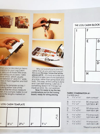 The Original Log Cabin Jacket & Vest Book- Barbara B Doriss, Quilting Book