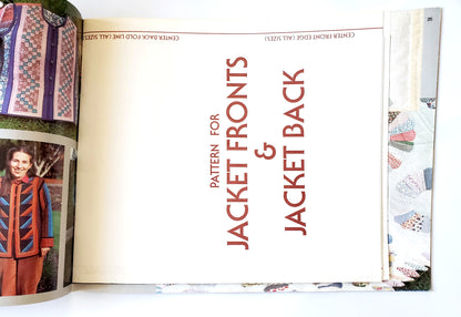 The Original Log Cabin Jacket & Vest Book- Barbara B Doriss, Quilting Book