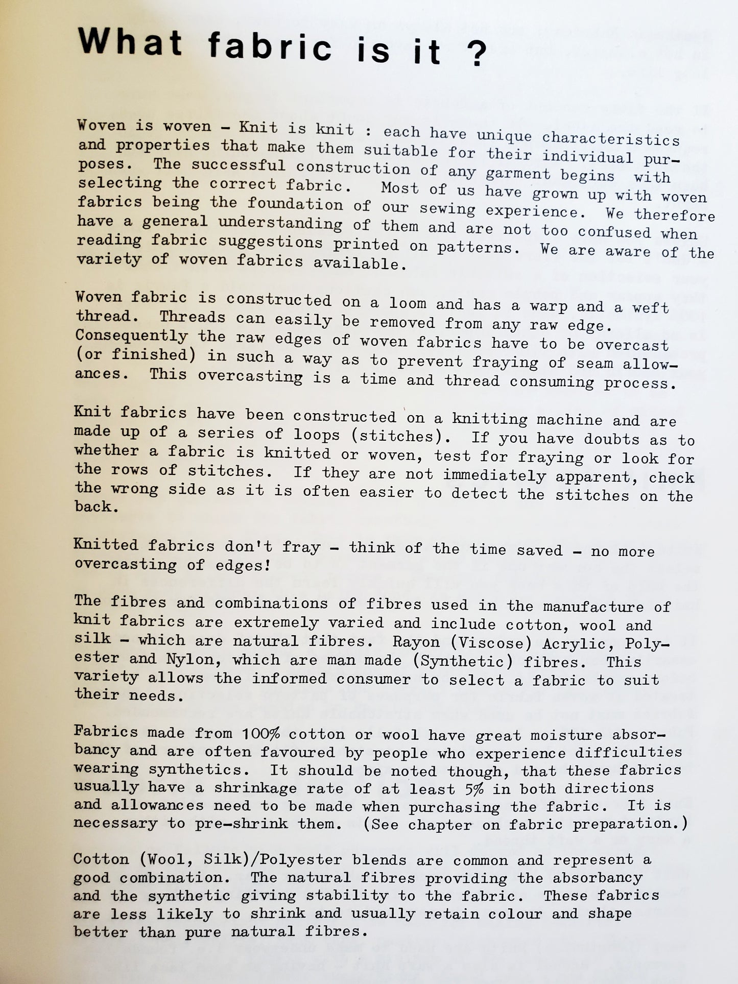 Knit Sewing, Dawn Brown - Instructional Book for Sewing with Knit Fabrics