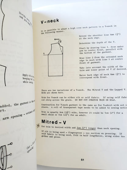 Knit Sewing, Dawn Brown - Instructional Book for Sewing with Knit Fabrics