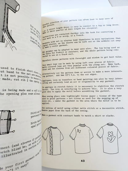 Knit Sewing, Dawn Brown - Instructional Book for Sewing with Knit Fabrics