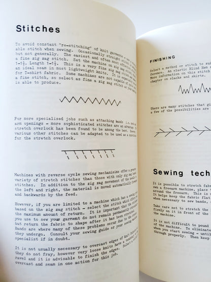 Knit Sewing, Dawn Brown - Instructional Book for Sewing with Knit Fabrics