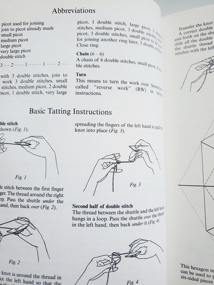 EASY TATTING - Rozella F. Linden, Dover Needlework Series, Original Vintage Book