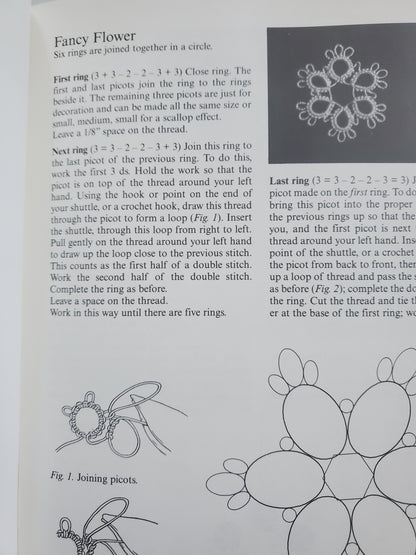 EASY TATTING - Rozella F. Linden, Dover Needlework Series, Original Vintage Book