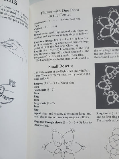 EASY TATTING - Rozella F. Linden, Dover Needlework Series, Original Vintage Book