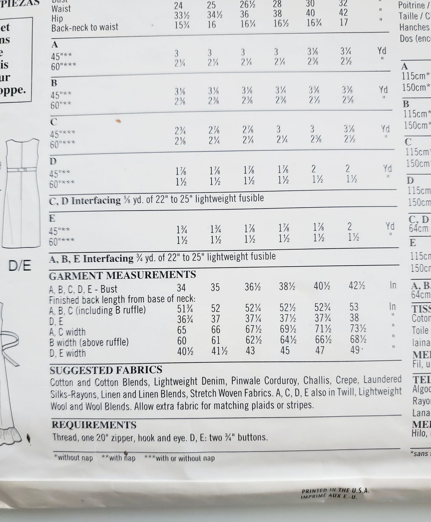 NEW LOOK Sewing Pattern 6200, Sleeveless Dress With Wrap Style Front 8-18