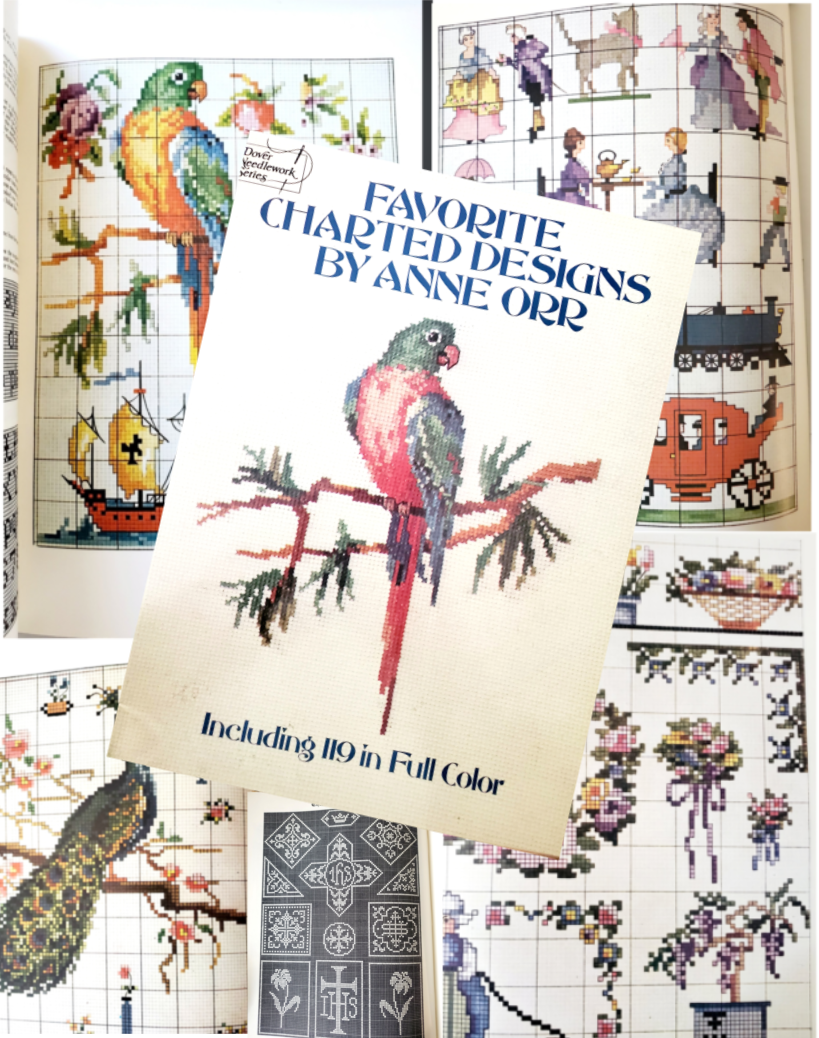 Favorite Charted Designs by Anne Orr. 119 in Full Colour Dover Needlework Series